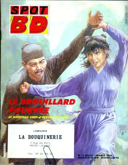 Spot BD n°11 : Le brouillard pourpre - Collectif - Livre