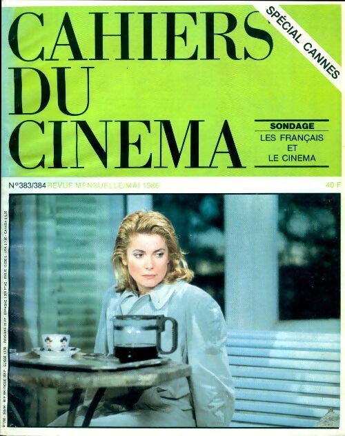 Cahiers du cinéma n°383 -384 - sondage : Les français et le cinéma - le lieu de crime d'andre techine - pirates de Roman Polanski - Collectif - Livre