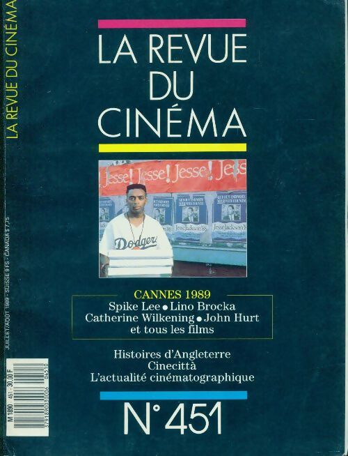 La revue du cinéma n°451 : Cannes 1989 - Collectif - Livre