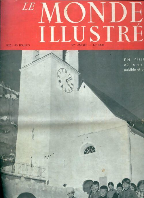 Le monde illustré n°4444 - Collectif - Livre
