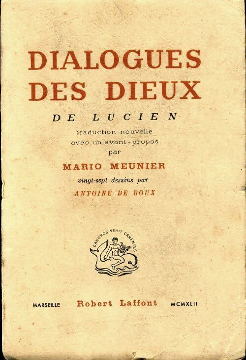 Dialogues des dieux - Mario Meunier - Livre