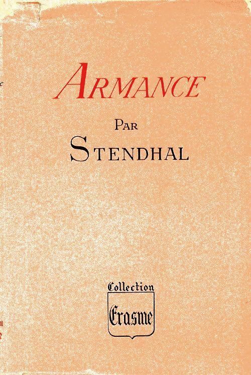 Armance ou quelques scènes d'un salon de paris en 1827 - Stendhal - Livre