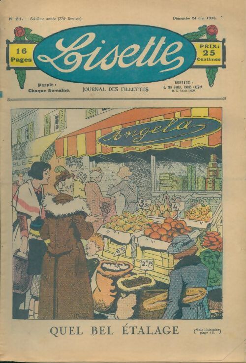 Lisette n°776 16e année n°21 : Quel bel étalage - Collectif - Livre