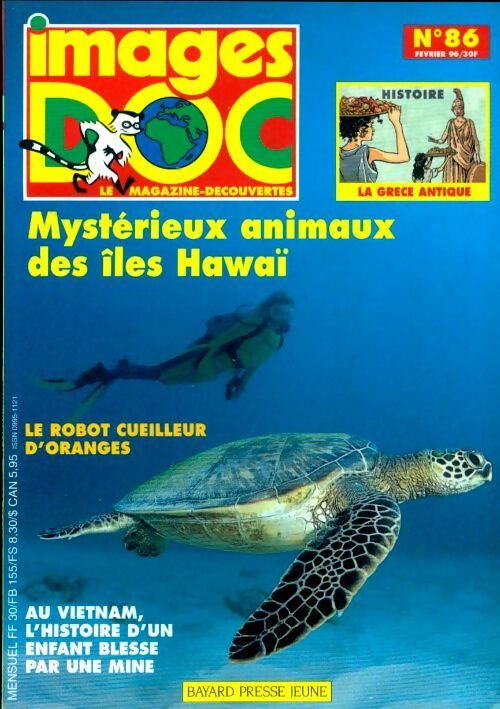 Images doc n°86 : mystérieux animaux des îles Hawai - Collectif - Livre