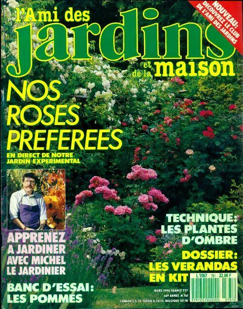 L'ami des jardins et de la maison n°761 : Nos roses préférées - Collectif - Livre