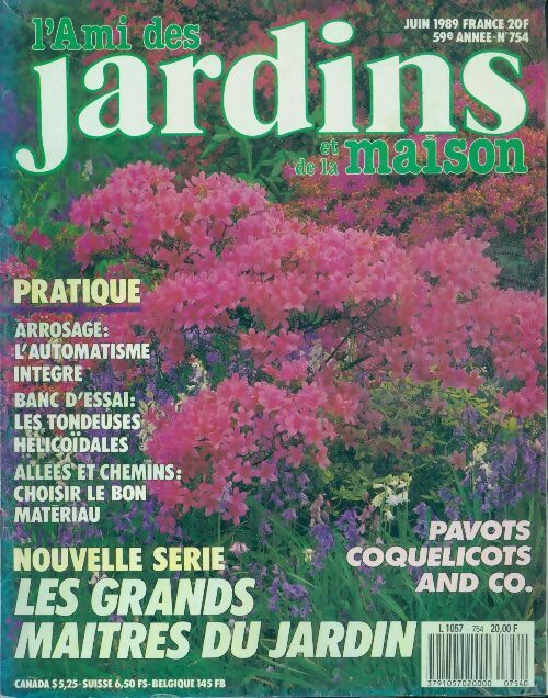L'ami des jardins et de la maison n°754 : Les grands maîtres du jardin - Collectif - Livre