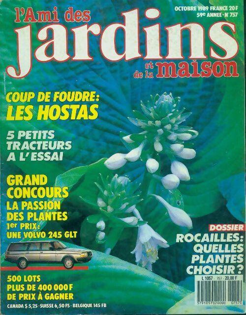 L'ami des jardins et de la maison n°757 : Les hostas - Collectif - Livre