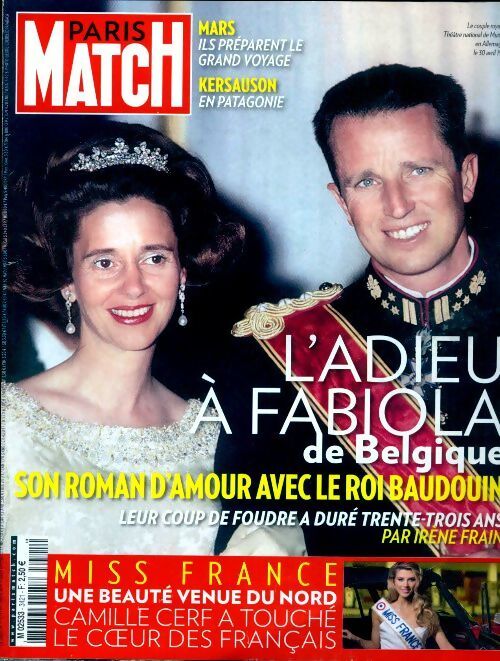 Paris Match n°3421: L'adieu à Fabiola - Collectif - Livre