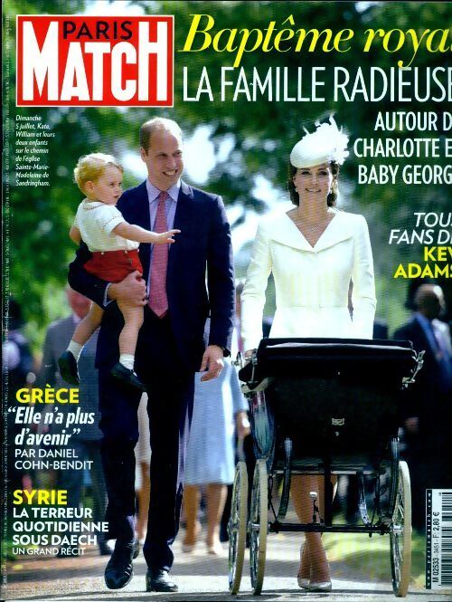 Paris Match n°3451 : Baptême royal - Collectif - Livre