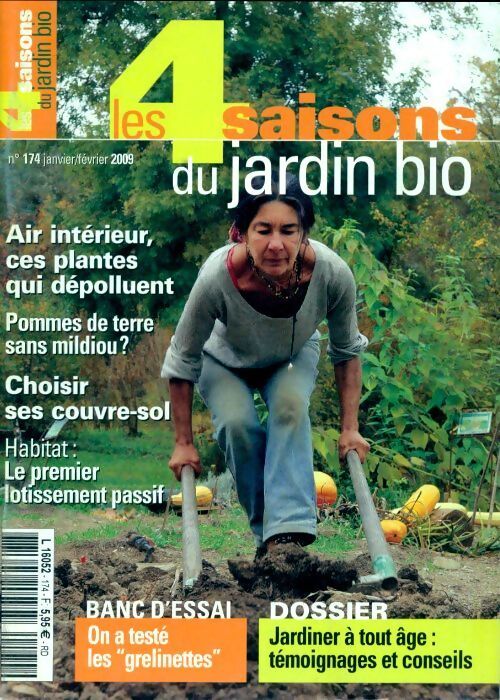 Les 4 saisons du jardin bio n°174 - Collectif - Livre