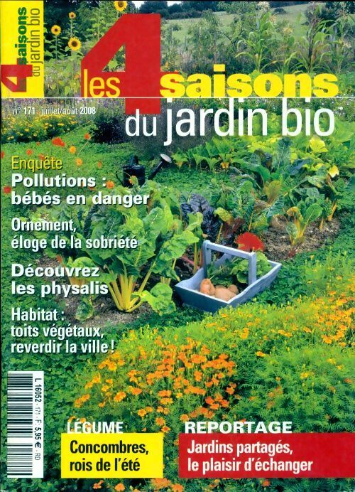 Les 4 saisons du jardin bio n°171 - Collectif - Livre