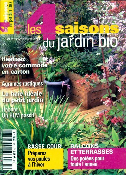 Les 4 saisons du jardin bio n°179 - Collectif - Livre