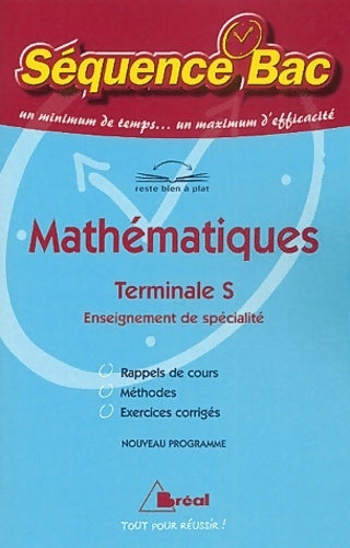 Mathématiques Terminale S enseignement de spécialité - Collectif - Livre