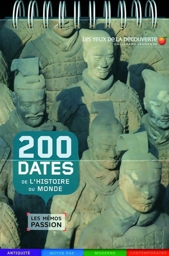200 dates de l'histoire du monde - Jean-Michel Billioud - Livre