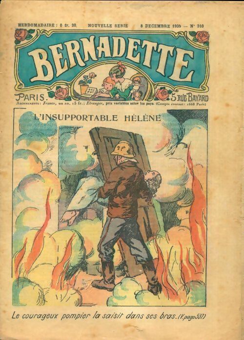 Bernadette n°310 : L'insupportable Hélène - Collectif - Livre