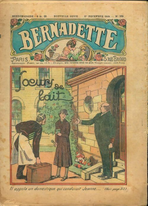 Bernadette n°309 : Soeurs de lait - Collectif - Livre