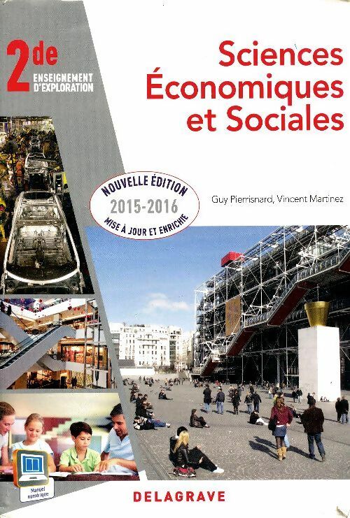 Sciences économiques et sociales Seconde - Guy Pierrisnard - Livre