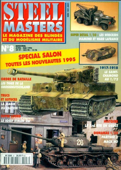 Steel masters n°8 : Spécial salon 1995 - Collectif - Livre