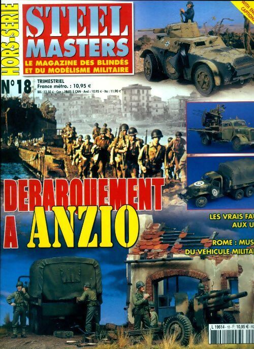 Steel masters hors-série n°18 : Débarquement à Anzio - Collectif - Livre