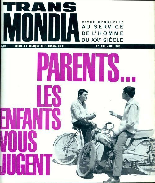Transmondia n°105 : Parents, les enfants vous jugent - Collectif - Livre