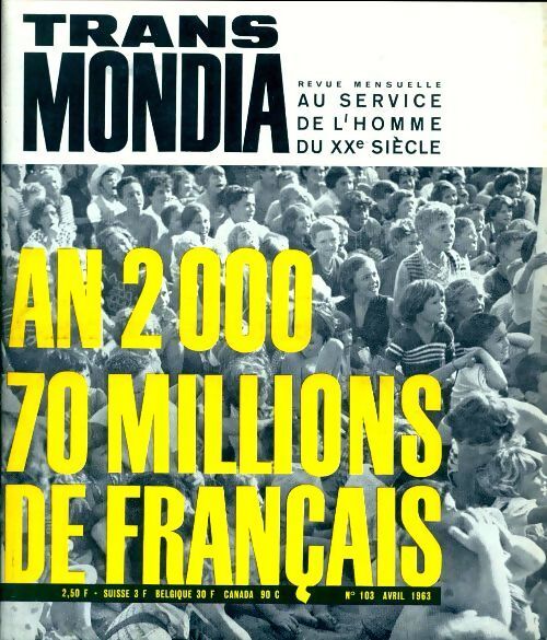 Transmondia n°103 : An 2000 - Collectif - Livre