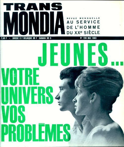 Transmondia n°104 : Jeunes... - Collectif - Livre