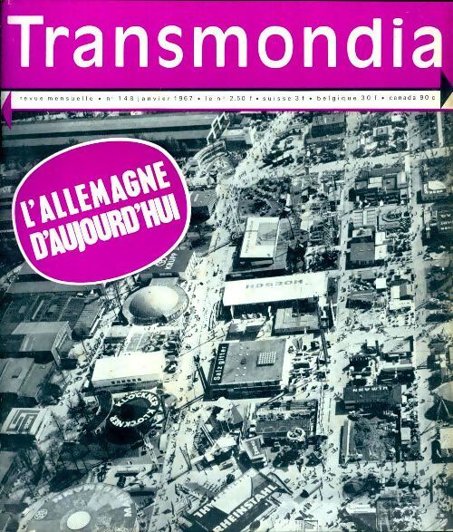 Transmondia n°148 : L'Allemagne d'aujourd'hui - Collectif - Livre