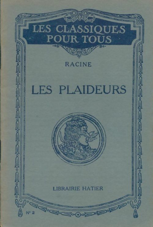 Les plaideurs - Racine - Livre
