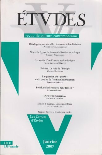 Études janvier 2007 - Collectif - Livre