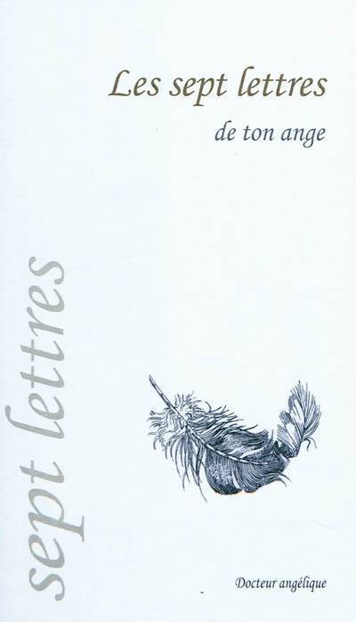Les sept lettres de ton ange - Anonyme - Livre