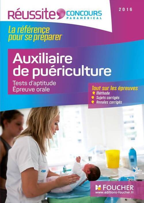 Auxiliaire de puériculture. Tests d'aptitude, épreuve orale - Joseph Autori - Livre