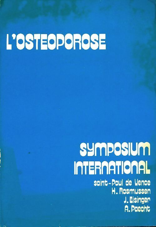 L'ostéoporose - Collectif - Livre