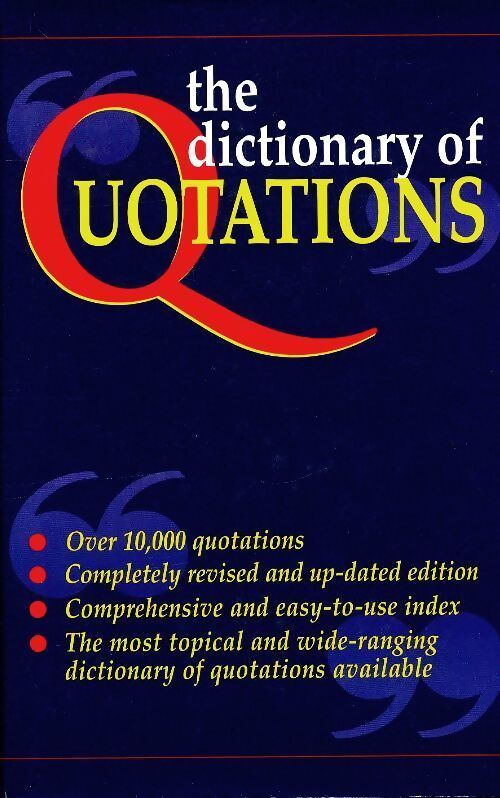 The dictionary of quotations - Collectif - Livre