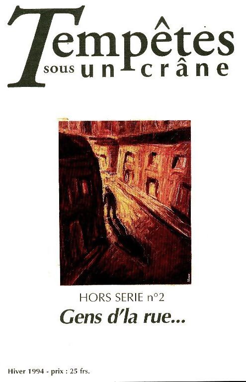 Tempêtes sous un crâne hors série n°2 : gens d'la rue - Collectif - Livre