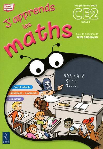 J'apprends les maths CE2 2008 - Rémi Brissiaud - Livre