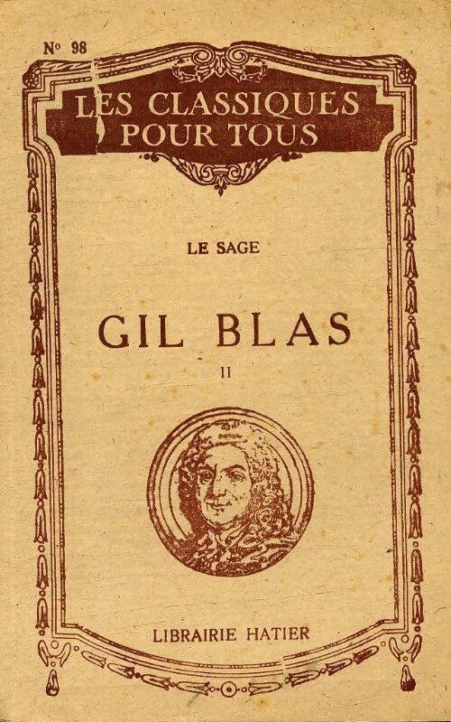 Gil Blas Tome II - René Lesage - Livre