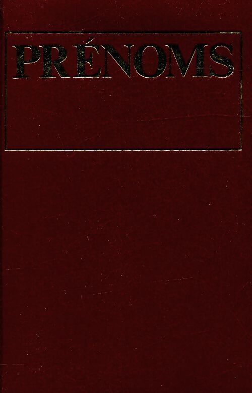 Prénoms - Collectif - Livre