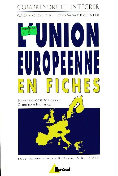 L'union européenne en fiches - Jean-François Malterre - Livre