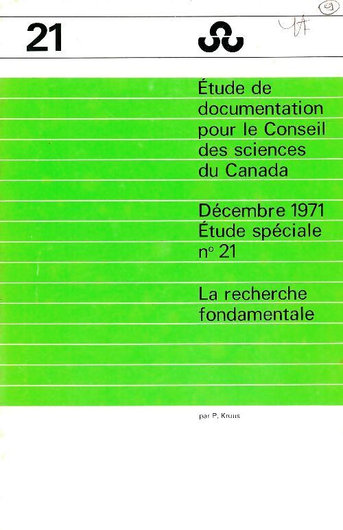 Le recherche fondamentale - Collectif - Livre