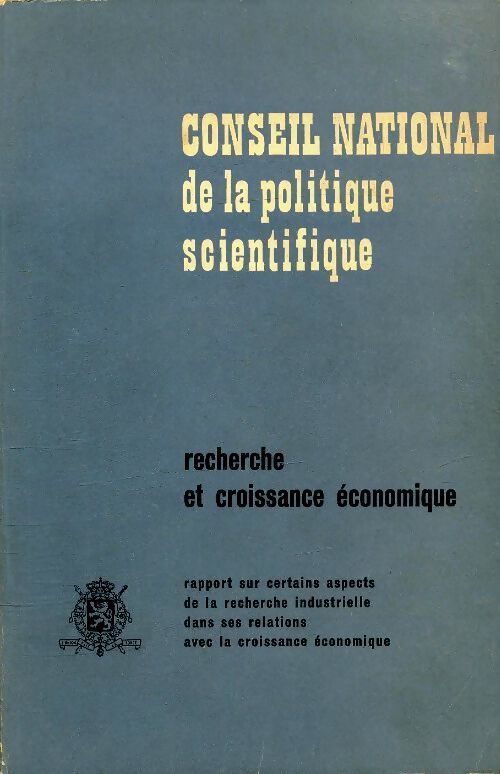 Recherche et croissance économique - Collectif - Livre