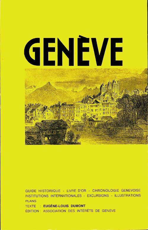 Genève - Eugène-Louis Dumont - Livre