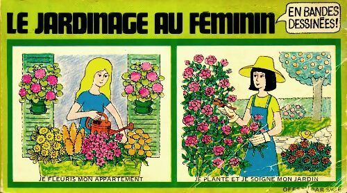 Le jardinage au féminin en bandes dessinées - Collectif - Livre