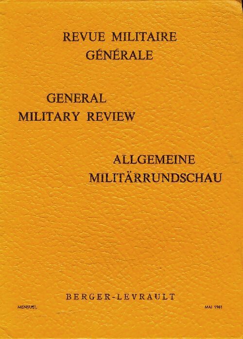 Revue militaire générale n°1961-5 - Collectif - Livre