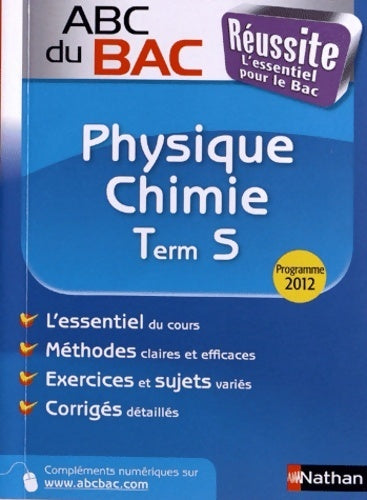 Physique-chimie Terminale S sujets corrigés - Karine Marteau-Bazouni - Livre