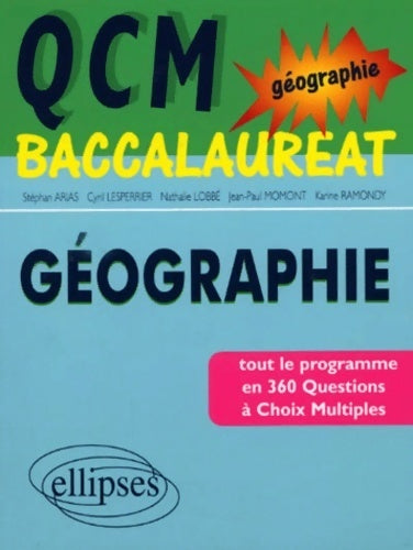 QCM baccalauréat géographie - Stéphan Arias - Livre
