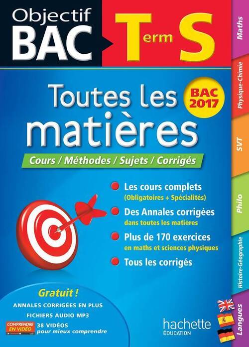 Toutes les matières Terminale S 2017 - Véronique Veyrier-Milan - Livre