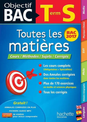 Toutes les matières Terminale S 2017