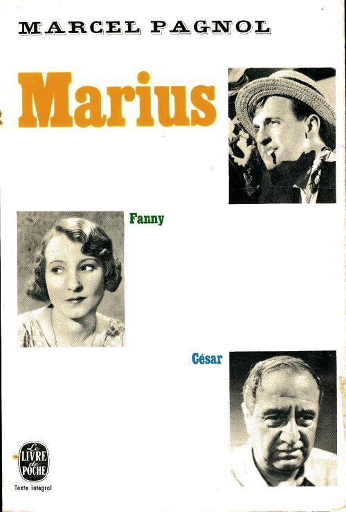 Marius - Marcel Pagnol - Livre