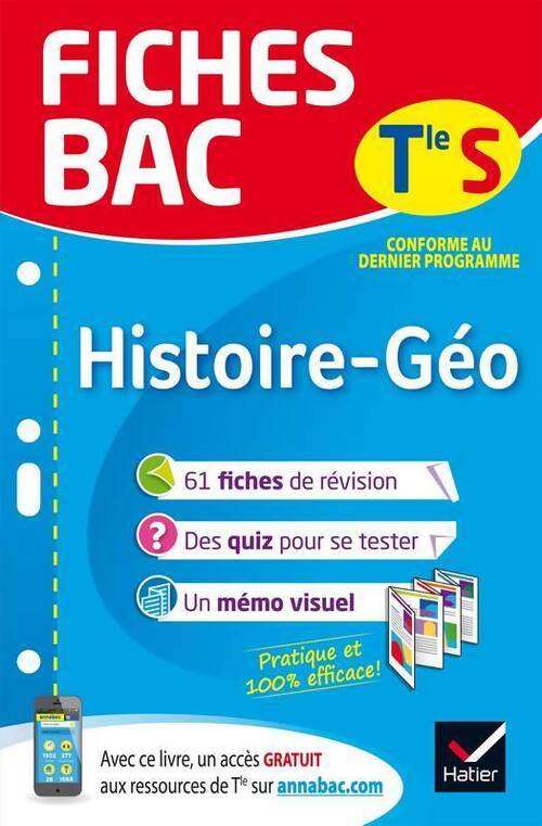Histoire-Géographie : Terminale S - Elisabeth Brisson - Livre