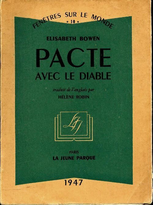 Pacte avec le diable - Elizabeth Bowen - Livre